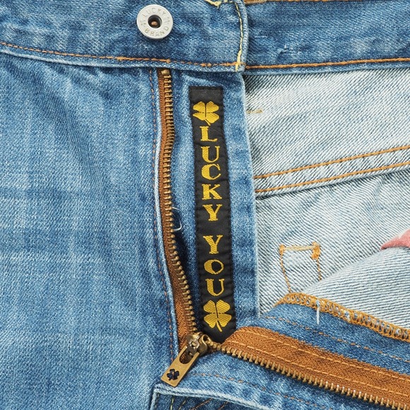 Lucky Brand Jeans Mens 36 Blue Bootcut Denim Casual Western Classic Y2K Retro - Picture 13 of 14